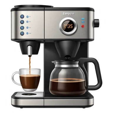 coffee making machine sticker