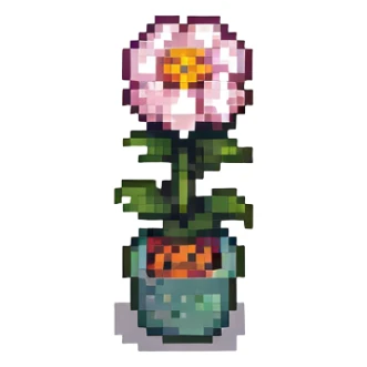 single flower sticker