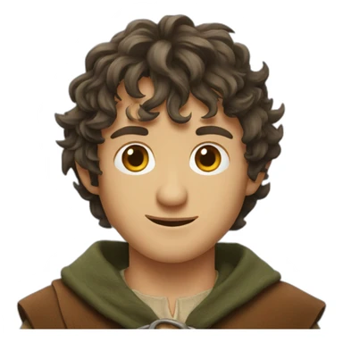 Frodo baggin sticker