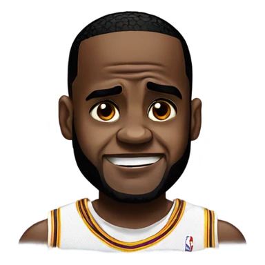 LeBron as a crybaby  sticker