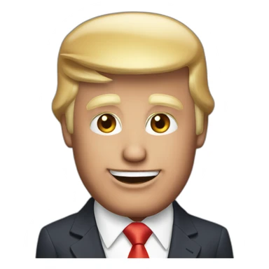 Donald Trump happy birthday sticker