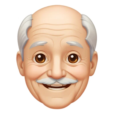 smiling old man outdoors portrait sticker
