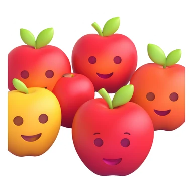 Convert the uploaded image into a 3D Apple-style emoji, keeping shapes, colors, and composition recognizable. Use rounded cartoon-like forms, glossy textures, soft lighting, and smooth shading on a clean white background. sticker