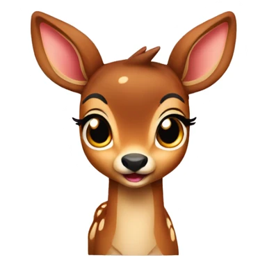 Bambi cute deer sticker