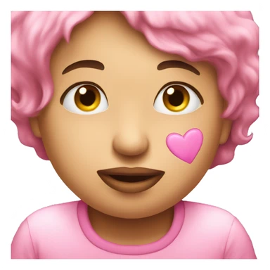 pink good night kisses sticker