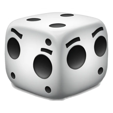 Gangsters pair of dice sticker