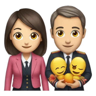 Aya Nakamura et macron sticker