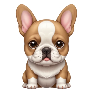 a French bulldog puppy sticker
