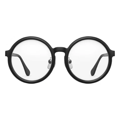 Create a high-quality 3D render that transforms the emojis 👓 into 3D objects. Pixar-style, 

 sticker