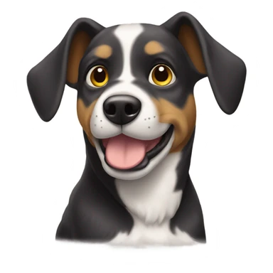 Perro con alas  sticker