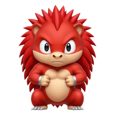 Sonic the hedgehog: Knuckles the echidna sticker