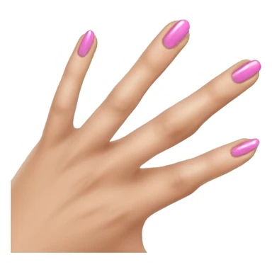 Long French tip nails sticker