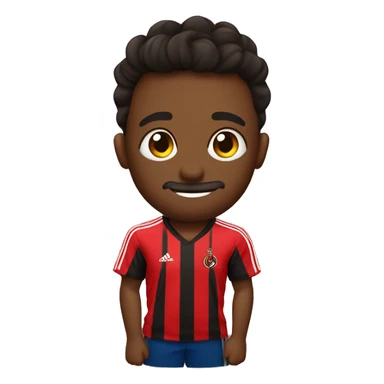 Uma espiga de milho usando uma camisa do Flamengo sticker