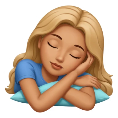 mujer acostada soñando sticker
