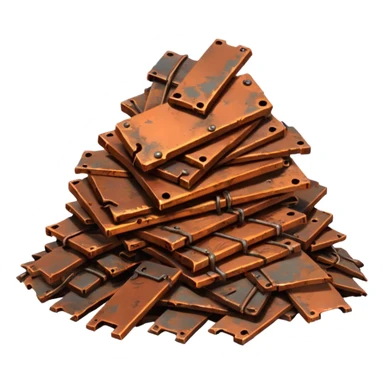 débrouillard ferraille cuivre  post apo survie loot gaming pas de personnage sticker