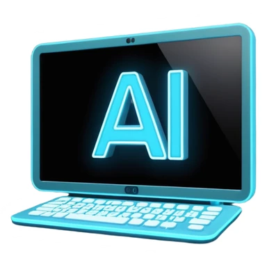 I need an emoji for Slack that ilustrates Artificial Intelligence (AI) si I can flag/tag pull requests and messages that are generated with AI for colleagues to know that they need to pay attention !

Make it animated and as large as possible  sticker