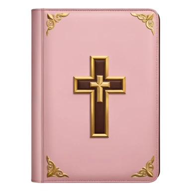 light pink Bible emoji  sticker