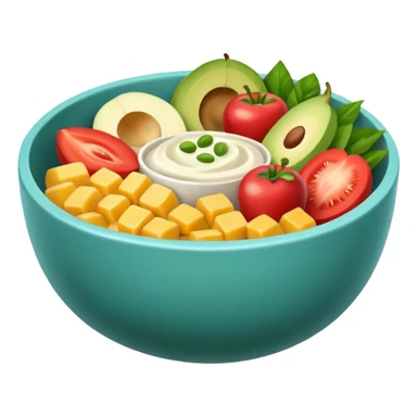 healthy bowl sticker