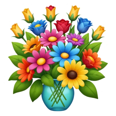 Happy birthday flowers  sticker