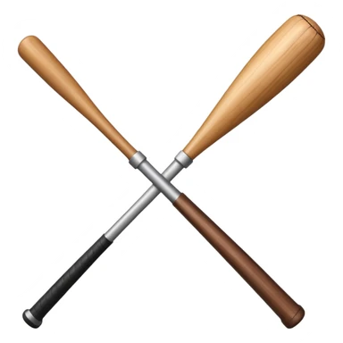 wood with a bat sticker