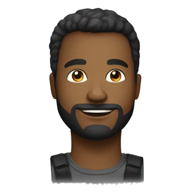 Je cherche une illustration pour représenter un homme noir qui a une idée  sticker