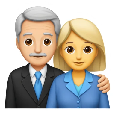 pareja mayor de edad sticker