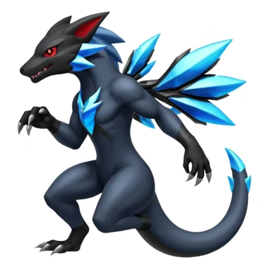  Shiny Zoroark-Salandit-Zekrom-fusion sticker