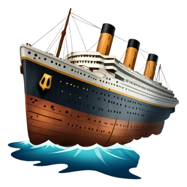 the wreck of the titanic sticker