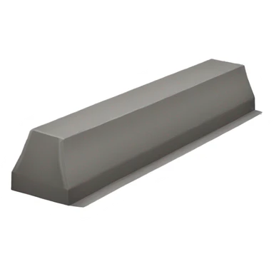 Long cement parking curb sticker