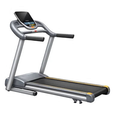 empty treadmill without anyone standing on it sticker