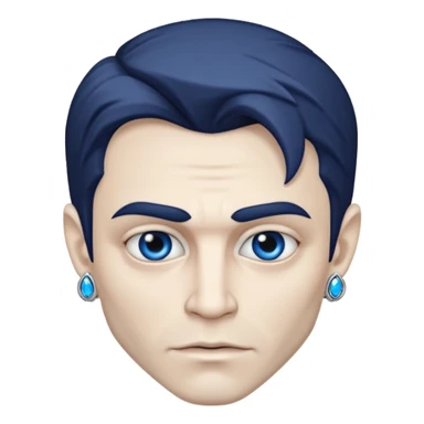 The vampire diaries Stefan blue ring sticker