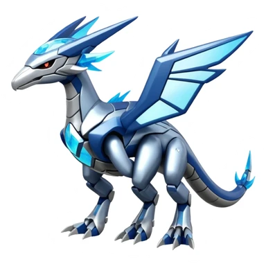 Futuristic Helioptile-Kyurem-Dialga-Latios-Miraidon-Pokémon, full body sticker