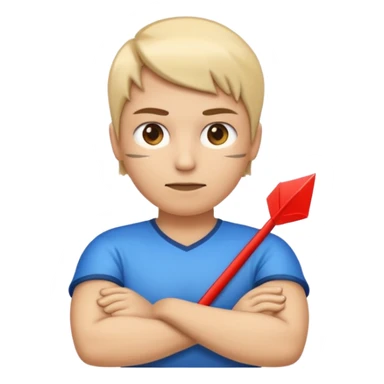 Freezing face emoji, American flag emoji, person with arms crossed emoji, glossy right-pointing arrow, all arranged in a single horizontal line, highly polished game UI style. sticker