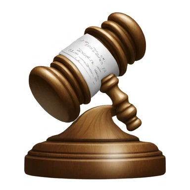 judge gavel sticker