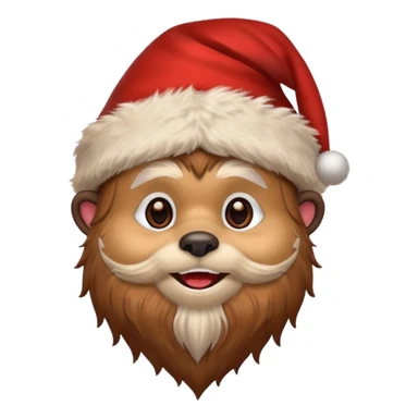 ewok santa sticker