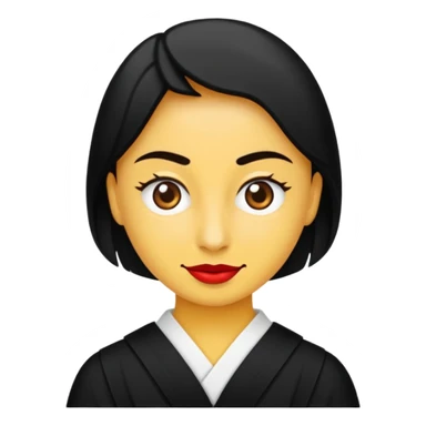 Kara deliğin Olay ufkuna yandan bakan bir emoji sticker