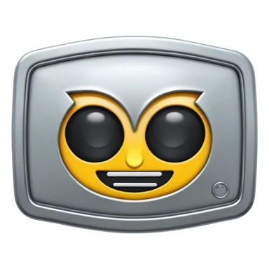 metal belt buckle sticker