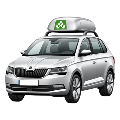 Cartrip with skoda enyaq sticker
