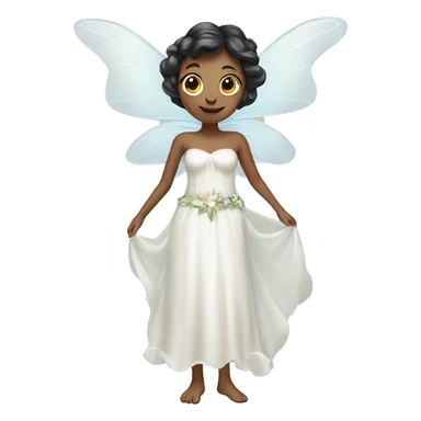 Fairy with white dress  sticker