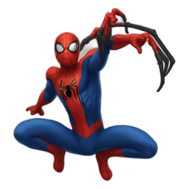 Cat spider-man sticker