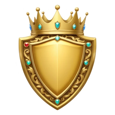 Create a Shield / Crown that represents confidence sticker