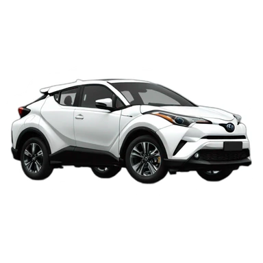 Toyota chr blue sticker