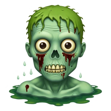 Green Zombie ponda sticker