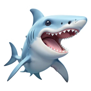 Cinematic Cute Yawning Hammerhead Shark Portrait Emoji, Head tilted slightly with a dramatic, wide-open yawn, showcasing its unique hammer-shaped head with relaxed, drooping fins and sleepy, half-closed eyes, Simplified yet irresistibly adorable features, highly detailed, glowing with a soft, cozy oceanic glow, high shine, relaxed yet expressive, stylized with a hint of whimsical aquatic ease, soft glowing outline, capturing the essence of a drowsy yet affectionate hammerhead that appears ready to stretch and yawn its way out of the screen! sticker