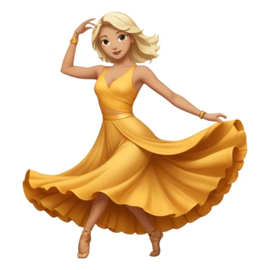 hot blonde dancer  sticker