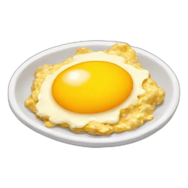 calcifer eat scrambled eggs sticker