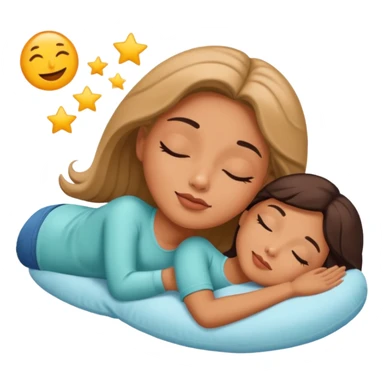 mujer acostada soñando sticker