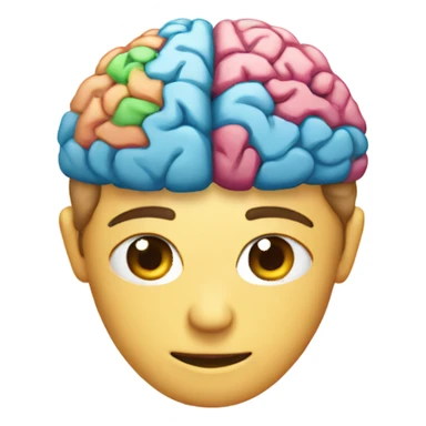 objective with brain sticker