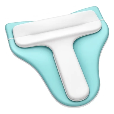 clean and simple feminine sanitary pad, no text, no symbols sticker