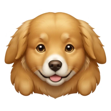 golden retriever dog sticker